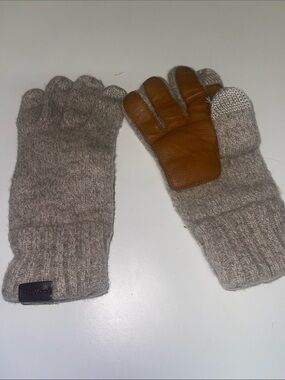 Coach Wool Gloves leather